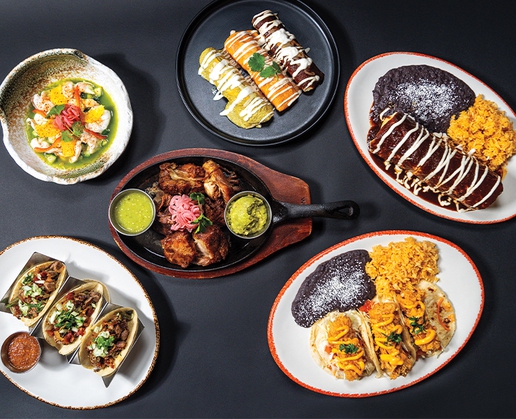 Just a few of the Mexican delights at Diablo's Cantina at Luxor in Las Vegas