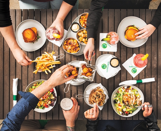 Sample a bit of everything at Wahlburgers at The Shoppes at Mandalay Place in Las Vegas