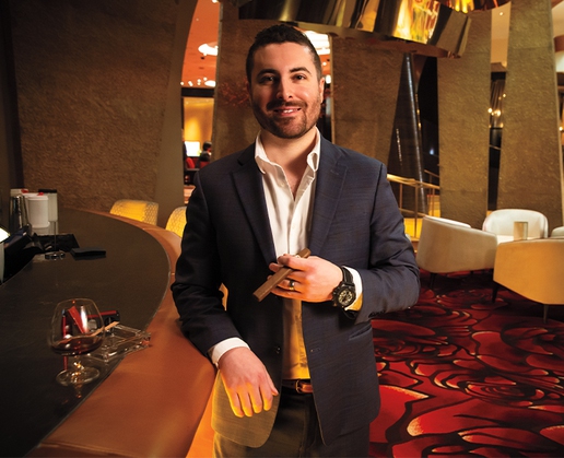 Ricardo Smenner has designed a comprehensive cigar program for the lounges at Aria in Las Vegas
