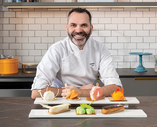 Dominique Ansel's eponymous pastry shop at Caesars Palace in Las Vegas serves, among other things, the Cronut