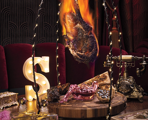 Tableside steak presentation is only the beginning at Stanton Social Prime at Caesars Palace in Las Vegas