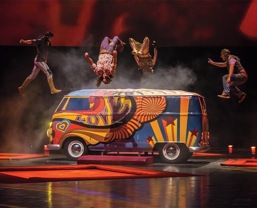 'The Beatles LOVE' at The Mirage is an amazing Cirque du Soleil show combining the classic songs with sensational visuals