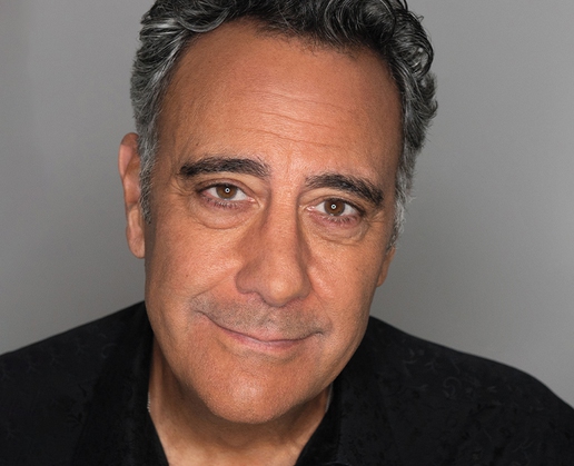 Brad Garrett performs at his eponymous comedy club at MGM Grand in Las Vegas this week