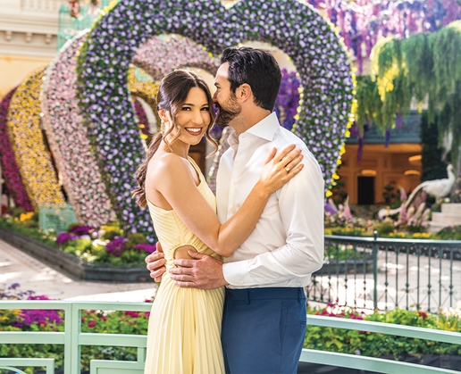The Conservatory and Botanical Gardens at Bellagio in Las Vegas offers a special proposal package through May 20