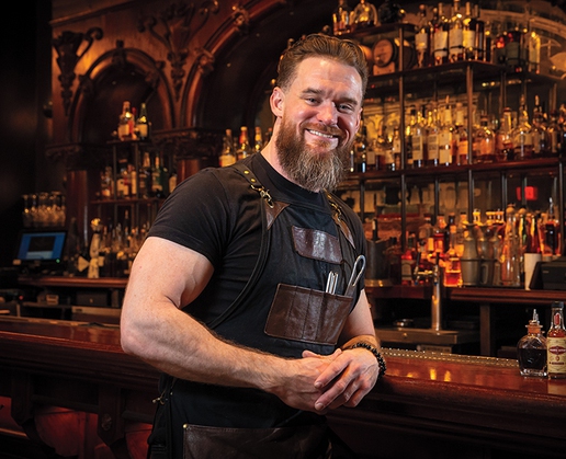 Tony Arnone is corporate mixologist for Barbershop Cuts & Cocktails at The Cosmopolitan in Las Vegas