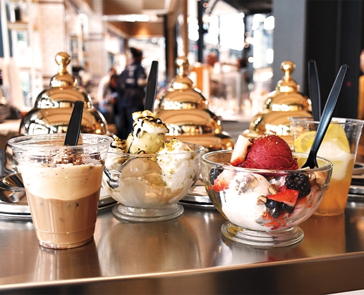 Gelato all Grande at Eataly Las Vegas in Park MGM offers a variety of cold treats
