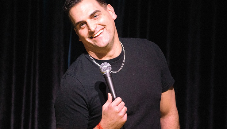 The venue features a rotating lineup of comedians at The STRAT.