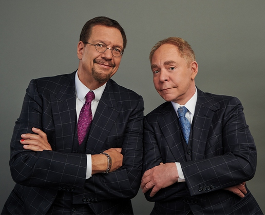 Magic duo Penn & Teller perform at Rio in Las Vegas