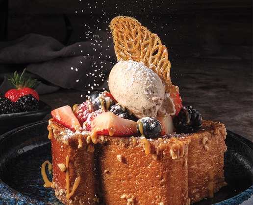 Tres leches French toast is among the new brunch items at Toca Madera at The Shops at Crystals in Las Vegas