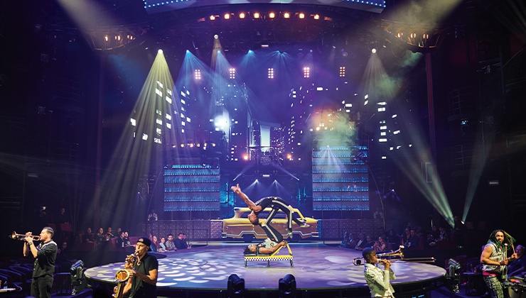 The Cirque du Soleil production at New York-New York is a variety show like no ...