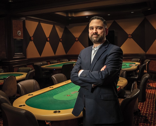Andy Rich is the director of poker operations at Golden Nugget in Las Vegas