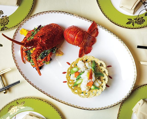 Genting Palace at Resorts World in Las Vegas offers authentic Chinese cuisine and specialties like Australian lobster