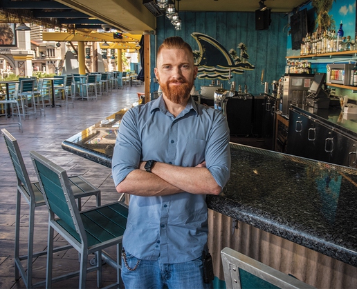 Kevin Maj is bar manager for Margaritaville at Flamingo in Las Vegas