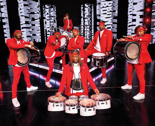 The Pack Drumline is one of the featured acts in 'America's Got Talent Presents SUPERSTARS Live' at Luxor in Las Vegas
