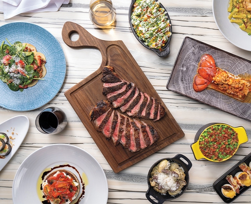 A variety of delights at Top of the World at The STRAT in Las Vegas