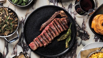 The Resorts World restaurant offers prime seating and steaks.