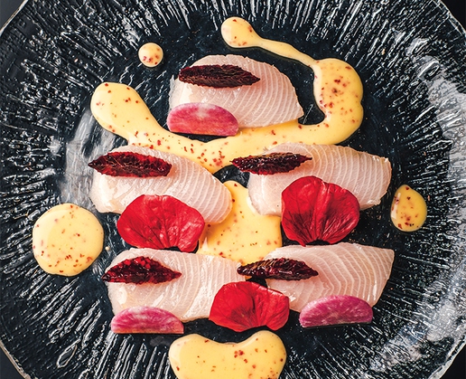 A few of the delights at Caviar Bar at Resorts World Las Vegas