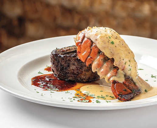 Surf and turf at Emeril's New Orleans Fish House at MGM Grand in Las Vegas