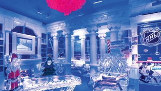 On July 20, the Linq Promenade location will have real snow, holiday themed cocktails and ...