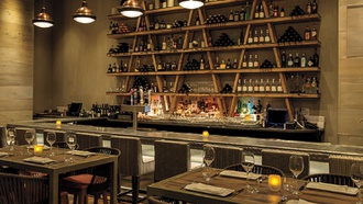 The MGM Grand restaurant offers flights of locally produced beers.