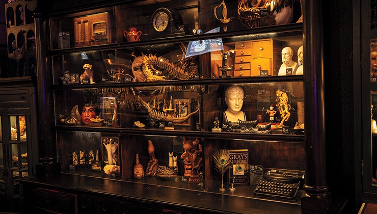 Drop in for elevated drinks, unusual finds and a swanky speakeasy at this destination at ...