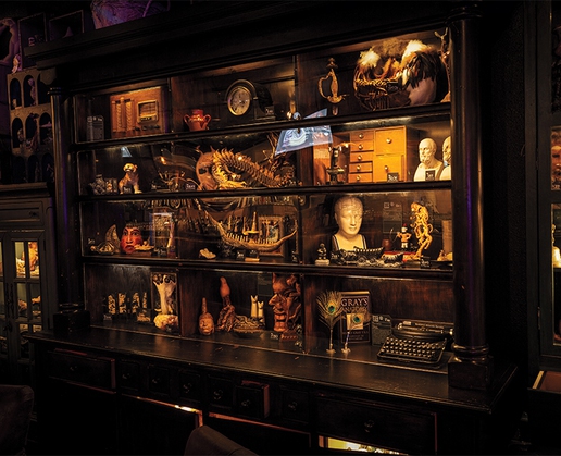 Engage your brain while enjoying world-class cocktails at The Cabinet of Curiosities Bar and Lounge at Horseshoe Las Vegas