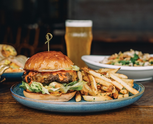 The Chipotle Burger at Eureka in downtown Las Vegas