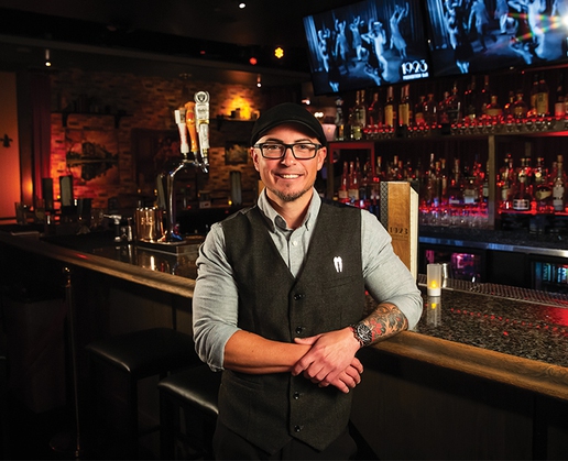 Devin Bennett is lead bartender at 1923 Prohibition Bar at The Shoppes at Mandalay Place in Las Vegas