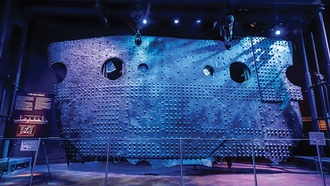 The Luxor exhibit surrounding the famous ship’s doomed voyage is always undergoing preservation.