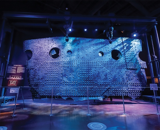 The Big Piece at 'Titanic: The Artifact Exhibition' at Luxor in Las Vegas