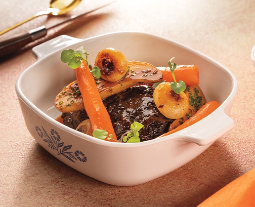 Beef pot roast is just one of the highlights of Summer Prom Night at Retro by Voltaggio at Mandalay Bay on Aug. 25