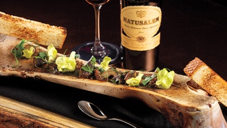 The chic Resorts World restaurant offers big flavors packed into small plates.