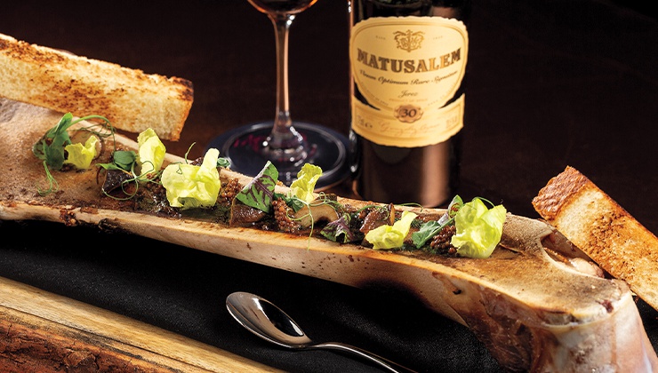 The chic Resorts World restaurant offers big flavors packed into small plates.