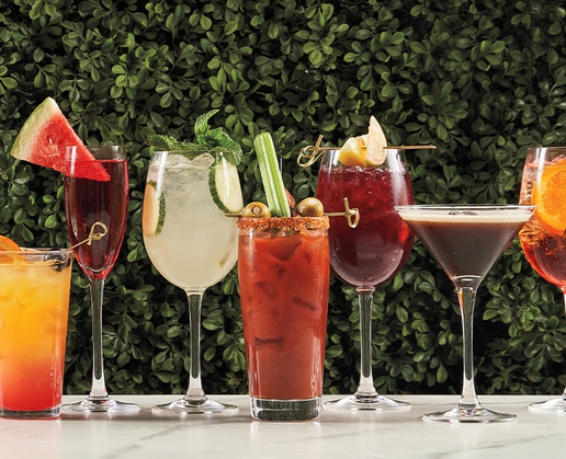 STK Steakhouse at The Cosmopolitan in Las Vegas offers a variety of brunch cocktails on Saturday and Sunday from 9 a.m. to 3 p.m.