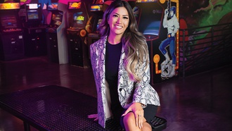 The general manager of bars and lounges at AREA15 is right where she belongs.