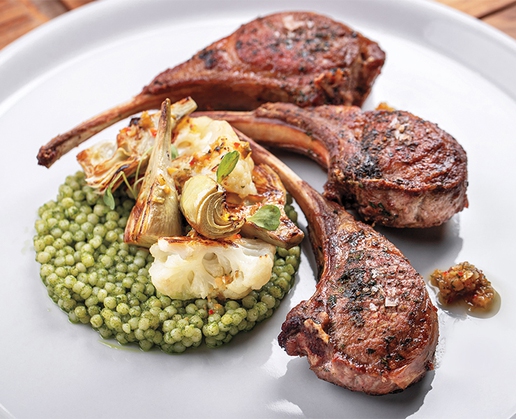 Lamb chops at Brera Osteria at The Venetian in Las Vegas