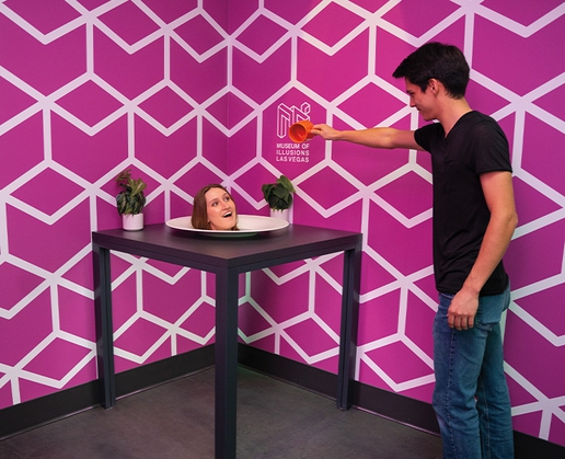 The Museum of Illusions on the Las Vegas Strip