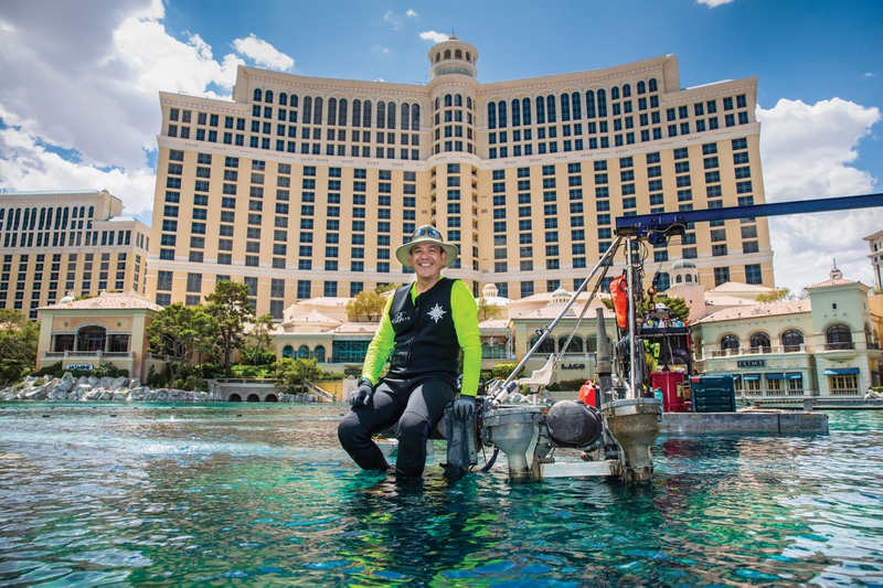 Los empleados del Bellagio celebran 25 años en el Strip de Las Vegas