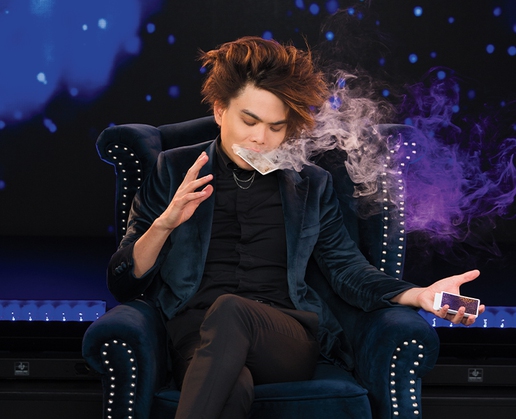 Shin Lim performs in 'Limitless' at The Mirage in Las Vegas