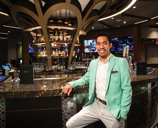 Chuck Nguyen is beverage manager for The Lounge at Horseshoe Las Vegas