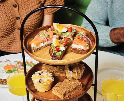 The Brunch Tower at True Food Kitchen at The Forum Shops at Caesars in Las Vegas