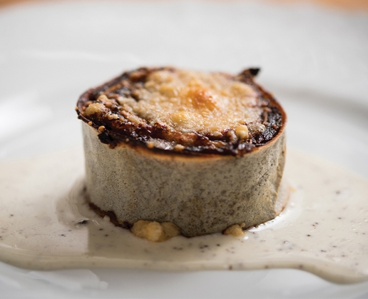 The sweet onion crepe at Vetri Cucina at Palms in Las Vegas