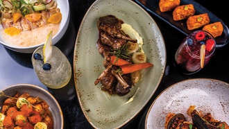 The restaurant at Aria offers a new prix fixe menu.