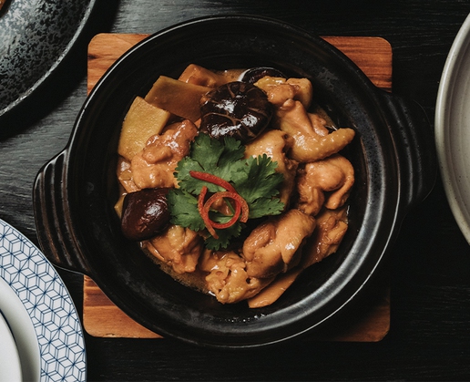 Mott 32 at The Venetian in Las Vegas offers traditional Chinese dishes like braised duck