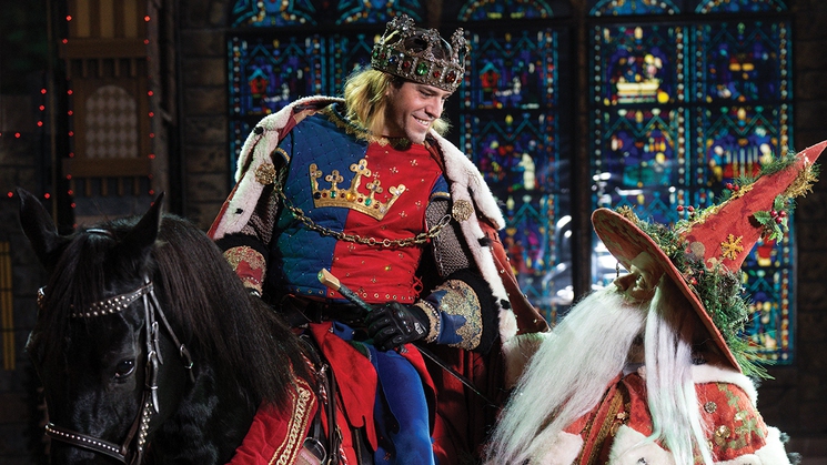 Celebrate the holidays medieval-style at the 'Tournament of Kings' holiday show, ''Twas the Knight,' at Excalibur in Las Vegas