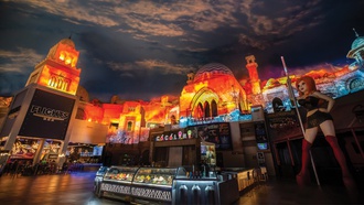 The free attraction at Miracle Mile Shops at Planet Hollywood makes the space come to ...