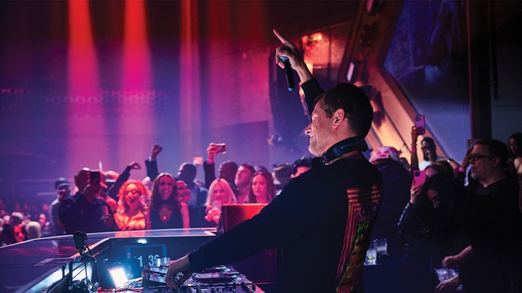 Kaskade performs at Zouk Nightclub at Resorts World Las Vegas on Jan. 19