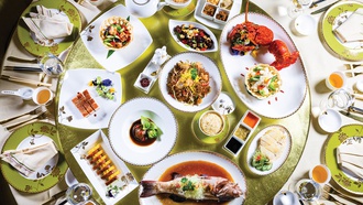 The Resorts World Las Vegas restaurant features several ways to celebrate, including a Dragon and ...