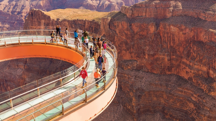 Explore one of the natural wonders of the world at Grand Canyon West