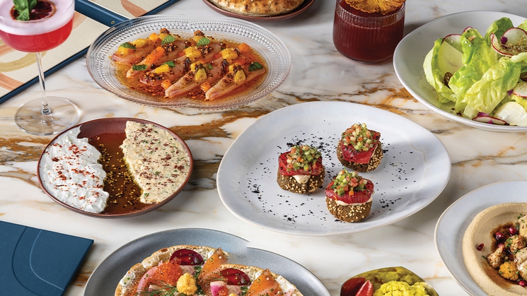 Just a few of the Mediterranean-themed delights that await you at Michael Mina's Orla at Mandalay Bay in Las Vegas